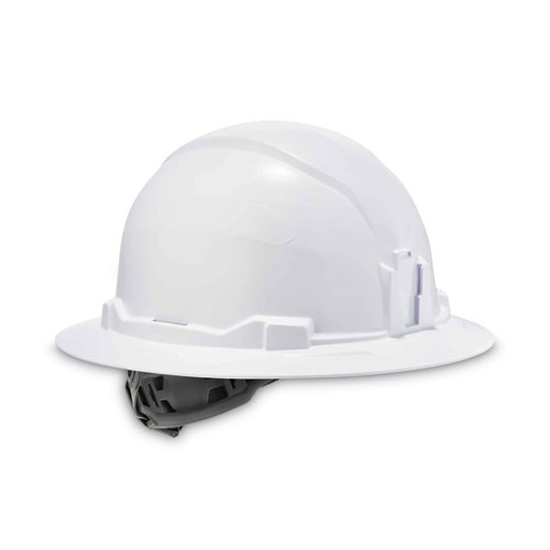 Image of Ergodyne® Skullerz 8971 Class E Hard Hat Full Brim, White, Ships In 1-3 Business Days