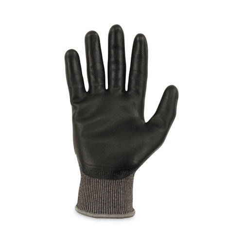 Image of Ergodyne® Proflex 7072 Ansi A7 Nitrile-Coated Cr Gloves, Gray, Large, 12 Pairs/Pack, Ships In 1-3 Business Days