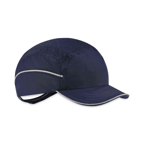 Image of Ergodyne® Skullerz 8955 Lightweight Bump Cap Hat, Short Brim, Navy, Ships In 1-3 Business Days