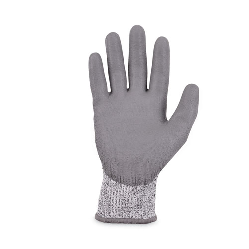 Image of Ergodyne® Proflex 7030 Ansi A3 Pu Coated Cr Gloves, Gray, 2X-Large, 12 Pairs/Pack, Ships In 1-3 Business Days