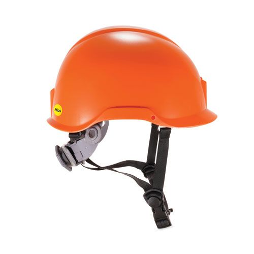 Ergodyne® Skullerz 8974-Mips Class E Safety Helmet With  Mips Elevate Ratchet Suspension, Orange, Ships In 1-3 Business Days