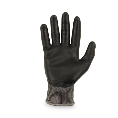 Image of Ergodyne® Proflex 7072 Ansi A7 Nitrile-Coated Cr Gloves, Gray, Small, Pair, Ships In 1-3 Business Days