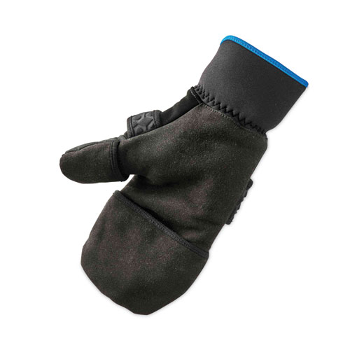 ProFlex 816 Thermal Flip-Top Gloves, Black, X-Large, Pair, Ships in 1-3 Business Days