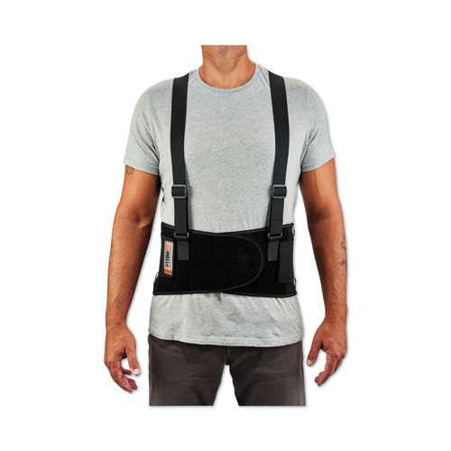 ProFlex 1100SF Standard Spandex Back Support Brace, Large, 34" to 38" Waist, Black, Ships in 1-3 Business Days