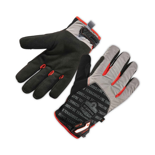 Image of Ergodyne® Proflex 814Cr6 Thermal Utility And Cr Gloves, Black, Medium, Pair, Ships In 1-3 Business Days