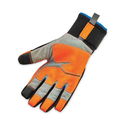 ProFlex 818WP Thermal WP Gloves with Tena-Grip, Orange, Small, Pair, Ships in 1-3 Business Days