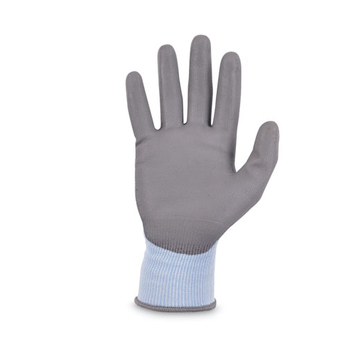 ProFlex 7025 ANSI A2 PU Coated CR Gloves, Blue, Large, 12 Pairs/Pack, Ships in 1-3 Business Days