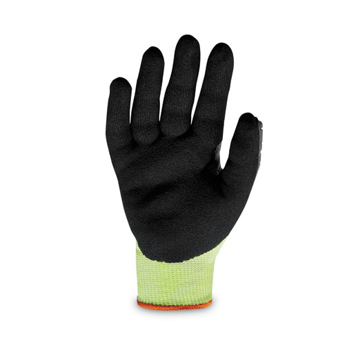 ProFlex 7141 ANSI A4 DIR Nitrile-Coated CR Gloves, Lime, X-Large, Pair, Ships in 1-3 Business Days