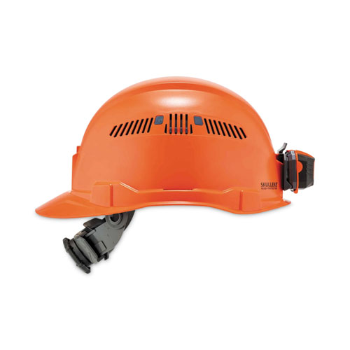 Image of Ergodyne® Skullerz 8972Led Class C Hard Hat Cap Style With Led Light, Orange, Ships In 1-3 Business Days