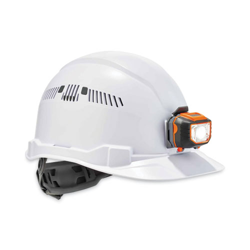 ergodyne® Skullerz 8972LED Class C Hard Hat Cap Style with LED Light, Orange, Ships in 1-3 Business Days
