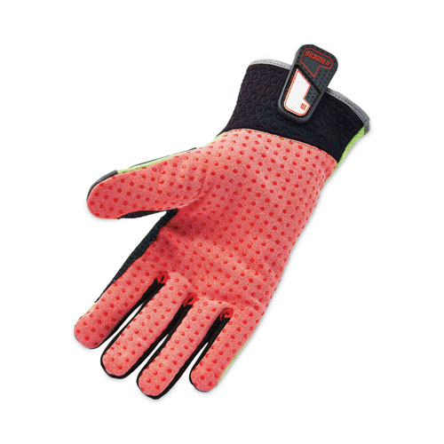 ProFlex 925CR6 Performance Dorsal Impact-Reducing Cut Resistance Gloves, Black/Lime, 2XL, Pair, Ships in 1-3 Business Days