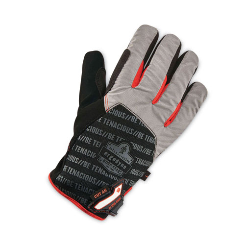 Image of Ergodyne® Proflex 814Cr6 Thermal Utility And Cr Gloves, Black, Medium, Pair, Ships In 1-3 Business Days