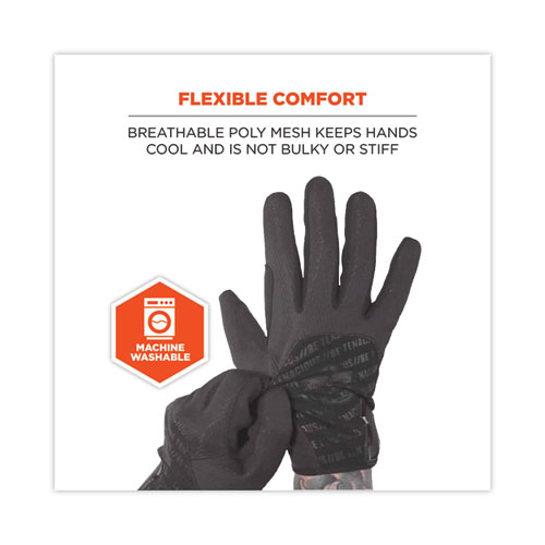 ProFlex 812BLK High-Dexterity Black Tactical Gloves, Black, 2X-Large, Pair, Ships in 1-3 Business Days