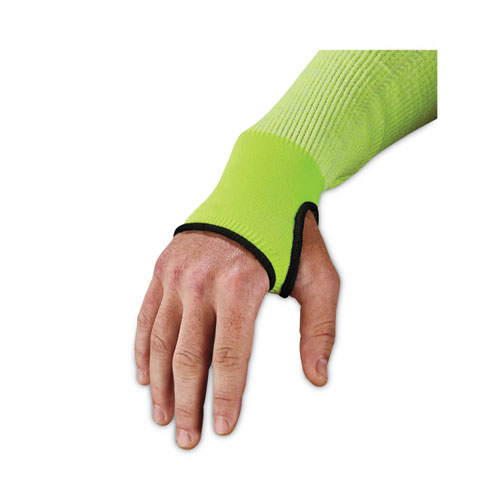 Image of Ergodyne® Proflex 7941-Pr Cr Protective Arm Sleeve, 18", Lime, 144 Pairs/Carton, Ships In 1-3 Business Days