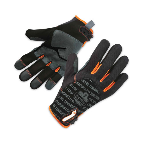 Ergodyne® Proflex 810 Reinforced Utility Gloves, Black,  X-Large, Pair, Ships In 1-3 Business Days