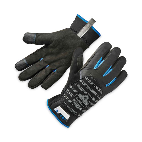 Ergodyne® Proflex 814 Thermal Utility Gloves, Black, 2X-Large, Pair, Ships In 1-3 Business Days