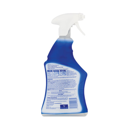 Disinfectant Power Bathroom Foamer, Liquid, Unscented, 22 oz Trigger Spray Bottle, 6/Carton