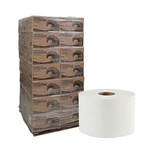 Boardwalk Green Xtra Controlled Bath Tissue, Septic Safe, 2-Ply, White, 1,000/Roll, 36 Rolls Carton, 48 Cartons/Pallet