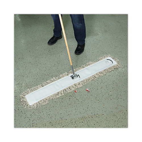 Image of Boardwalk® Industrial Dust Mop Head, Hygrade Cotton, 48W X 5D, White
