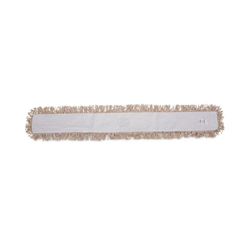 Boardwalk® Industrial Dust Mop Head, Hygrade Cotton, 60W X 5D, White