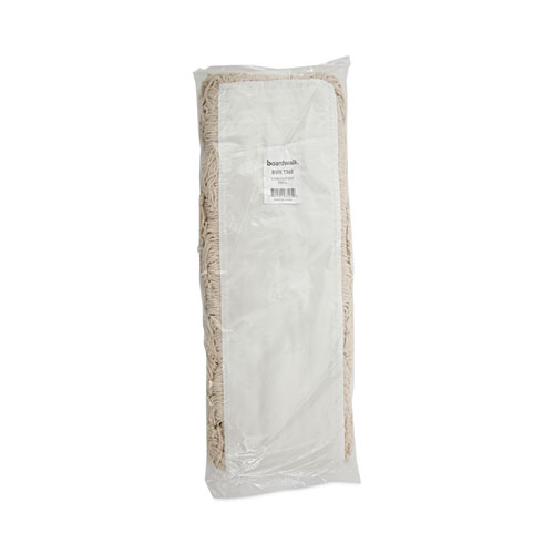Image of Boardwalk® Industrial Dust Mop Head, Hygrade Cotton, 60W X 5D, White