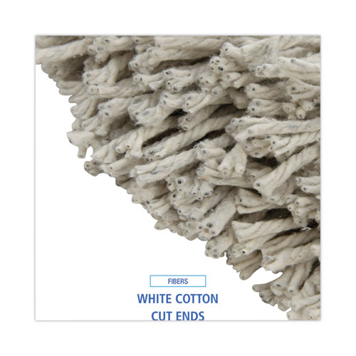 Image of Cut-End Wet Mop Head, Cotton, No. 32, White, 12/Carton
