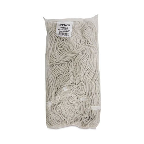 Image of Boardwalk® Pro Loop Web/Tailband Wet Mop Head, Cotton, 12/Carton