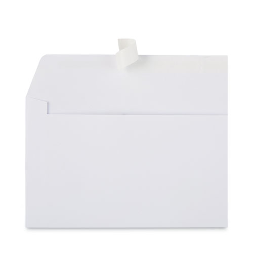 Open-Side Business Envelope, 1 Window, #10, Commercial Flap, Gummed Closure, 4.13 x 9.5, White, 250/Box