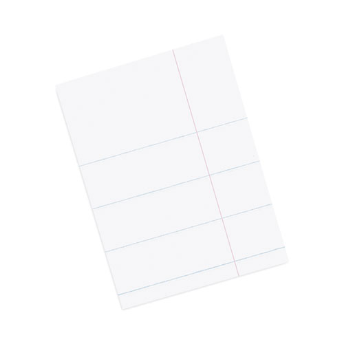 Image of Pacon® Composition Paper, 8.5 X 11, Wide/Legal Rule, 500/Pack