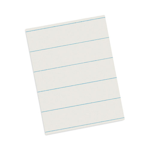 Image of Pacon® Ruled Newsprint Paper, 3/8" Short Rule, 8.5 X 11, 500/Pack