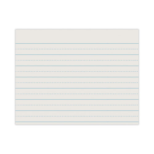 Pacon® Alternate Dotted Newsprint Paper, 1" Two-Sided Long Rule, 8.5 X 11, 500/Pack