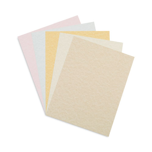 Image of Pacon® Array Card Stock, 65 Lb Cover Weight, 8.5 X 11, Assorted Parchment Colors, 100/Pack