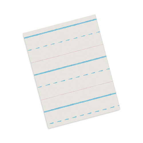 Image of Pacon® Multi-Program Handwriting Paper, 30 Lb Bond Weight, 1/2" Long Rule, Two-Sided, 8 X 10.5, 500/Pack