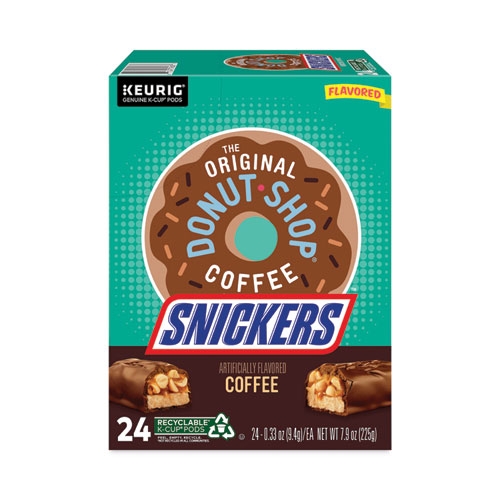 Image of The Original Donut Shop® Snickers Flavored Coffee K-Cups, 24/Box