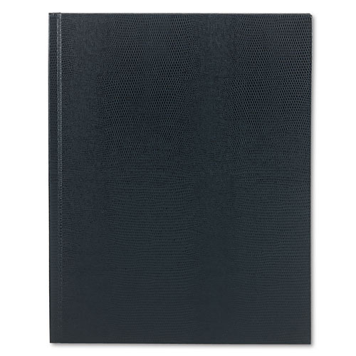 Blueline® Executive Notebook With Ribbon Bookmark, 1-Subject, Medium/College Rule, Blue Cover, (75) 11 X 8.5 Sheets
