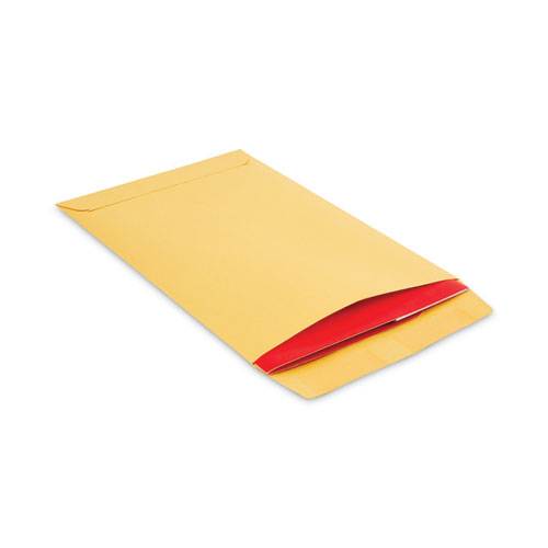 Image of Universal® Catalog Envelope, 28 Lb Bond Weight Kraft, #1 3/4, Square Flap, Gummed Closure, 6.5 X 9.5, Brown Kraft, 500/Box