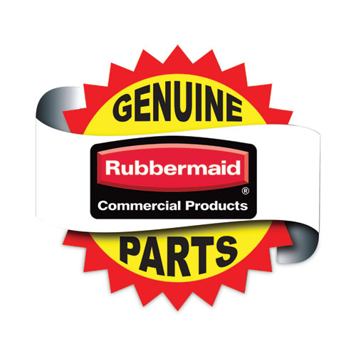 Image of Rubbermaid® Commercial Replacement Bayonet-Stem Swivel Casters, Grip Ring Stem, 3" Soft Rubber Wheel, Black