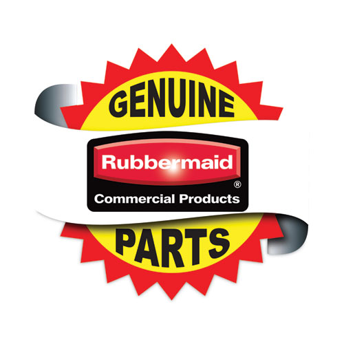 Image of Rubbermaid® Commercial Rubber Tool Grips For Hygen Microfiber Cleaning Carts, Black