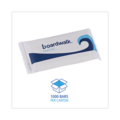 Image of Boardwalk® Face And Body Soap, Flow Wrapped, Floral Fragrance, # 3/4 Bar, 1,000/Carton