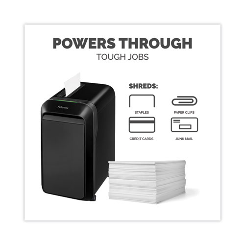 Image of Powershred LX220 Micro-Cut Shredder, 20 Manual Sheet Capacity, Black