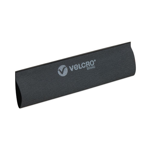VELCRO® Brand Mountable Cable Sleeves, 4.75" X 8", Black, 2/Pack