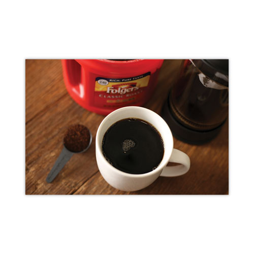 Image of Folgers® Coffee, Classic Roast, Ground, 25.9 Oz Canister, 6/Carton