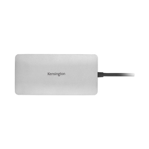 Kensington® UH1400P USB-C 8-in-1 Driverless Mobile Hub, Black