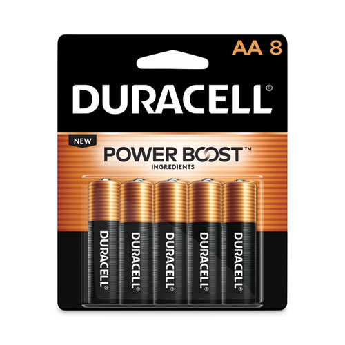 Power Boost CopperTop Alkaline AA Batteries, 8/Pack