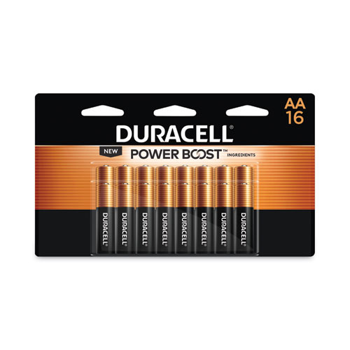 Duracell® Power Boost CopperTop Alkaline AA Batteries, 16/Pack