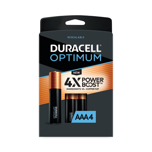 Image of Optimum Alkaline AAA Batteries, 4/Pack