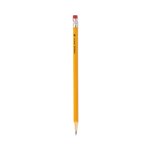 Image of #2 Woodcase Pencil, HB (#2), Black Lead, Yellow Barrel, Dozen