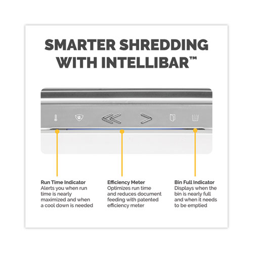 Image of Fellowes® Powershred Lx210 Micro-Cut Shredder, 16 Manual Sheet Capacity, White