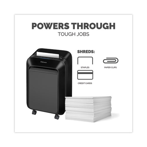 Image of Powershred LX210 Micro-Cut Shredder, 16 Manual Sheet Capacity, Black