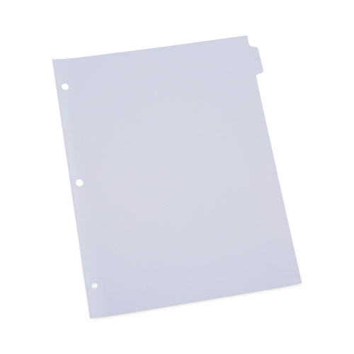 Image of Self-Tab Index Dividers, 8-Tab, 11 x 8.5, White, 24 Sets